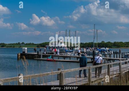 Lindanis sur le fjord Schlei, paysage d'Angeln, de la région de la région de la région de la région de la région de la région de la région de la région de la région, en Europe centrale, en Allemagne du Nord Banque D'Images