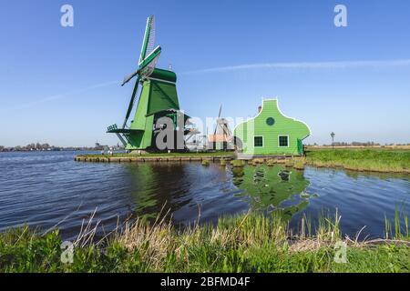 Zaanse Schans, Pays-Bas Banque D'Images