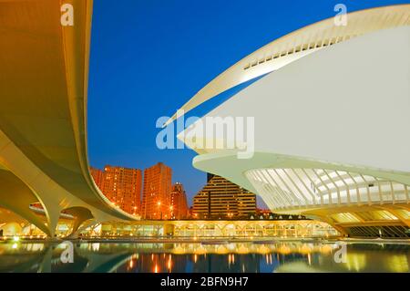Cité des Arts et des Sciences, Valence, Espagne, Europe Banque D'Images
