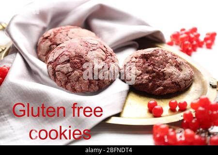 Concept de cookies sans gluten Banque D'Images
