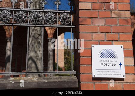 La mosquée Ibn Rushd-Goethe est la seule mosquée libérale autodécrite en Allemagne Banque D'Images