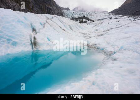 Piscine Glacier, Fox Glacier, Île du Sud, Nouvelle-Zélande,