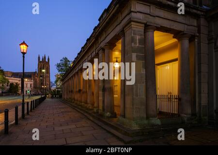 Chambre et salle de bains Royal Pump, spa Royal Leamington Banque D'Images