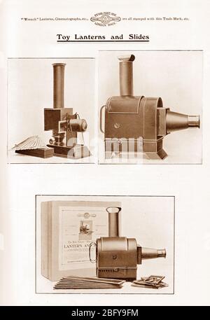 Clé jouet lanterne magique projecteur de diapositives Banque D'Images