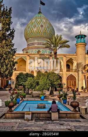 Iramzadeh-ye Ali ebn-e Hamze à Shiraz, Iran Banque D'Images