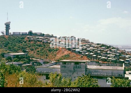 Slum, avril 1982, Guayaquil, Équateur, Amérique du Sud Banque D'Images