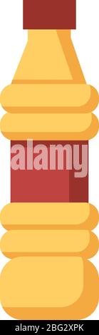 Bouteille d'huile, illustration, vecteur sur fond blanc Illustration de Vecteur