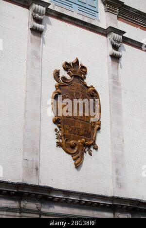 Brickwork Covered Market béton Smithfield Poultry Market, Farringdon, City of London EC1A par T. P. Bennett & son Banque D'Images