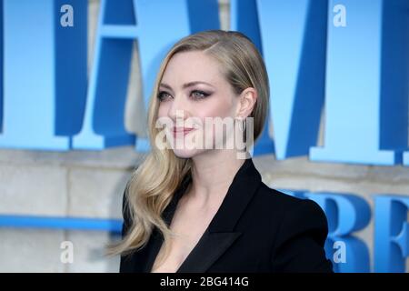 Amanda Seyfried assiste à la première britannique de 'amma Mia! C'est reparti » à Eventim Apollo le 16 juillet 2018 à Londres, au Royaume-Uni. Banque D'Images