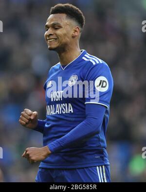 CARDIFF, PAYS DE GALLES Josh Murphy de Cardiff City lors du match de la Premier League entre Cardiff City et Southampton au Cardiff City Stadium, Cardiff le samedi 8 décembre 2018. (Crédit: Mark Fletcher | mi News) Banque D'Images