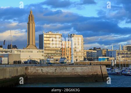 Port de plaisance au Havre, Normandie, France, Europe Banque D'Images