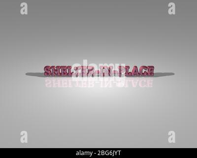 PLACEZ LE texte en relief illustré par la lumière et les nuances, une image idéale pour un contexte graphique riche Banque D'Images