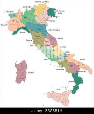 L'Italie est une république parlementaire unitaire en Europe Illustration de Vecteur