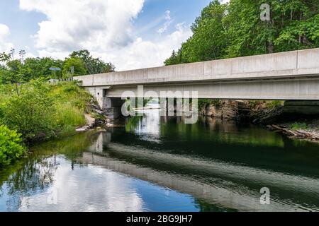 Chutes de babeurre Comté de Haliburton Highlands Algonquin Ontario Canada Banque D'Images