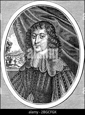 Henri Coiffier Ruzé d'Effiat, marquis de cinq-Mar, 1620 - 1642, était un courtier français / Henri Coiffifier Ruzé d'Effilage, marquis de cinq-Mar, 1620 - 1642, guerre éine franzoesischer Hoefling, Historisch, historique, numérique reproduction originale du vorkaul 19° siècle. Jahrhundert Banque D'Images