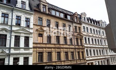 görlitz , gründerzeit haus Banque D'Images