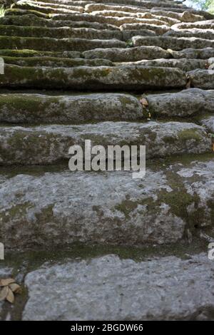 Bomarzo, Italie - 09/30/2017: Le célèbre parc monstre dans la municipalité de Bomarzo en Italie Banque D'Images