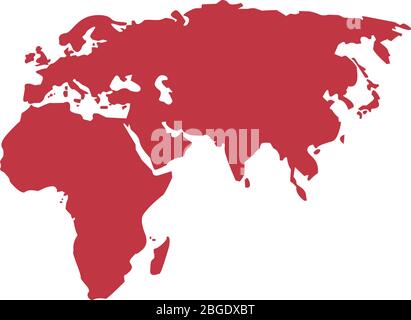 les continents antiques cartes des icônes isolées Illustration de Vecteur