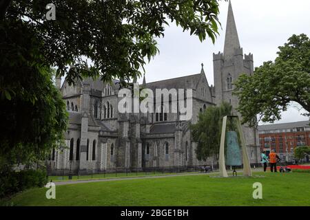 Dublin, Irlande - 06/27/2016: Cathédrales gothiques dans la capitale irlandaise Dublin Banque D'Images