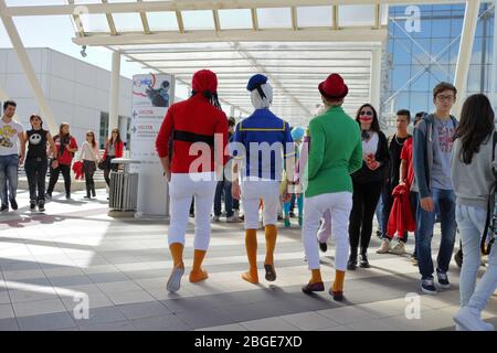 Rome, Italie - 03/10/2015: Salon de la bande dessinée Romics à Rome Banque D'Images