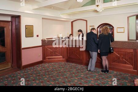 1990 Glasgow Hotel INTERIEUR, Ecosse, Royaume-Uni Banque D'Images