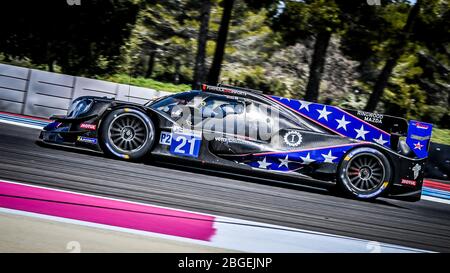 Circuit de Castellet - France - 13-14 avril 2019 - 4 heures de Castellet - série Europeran le Mans - course Kessel Ferrari #60 Banque D'Images