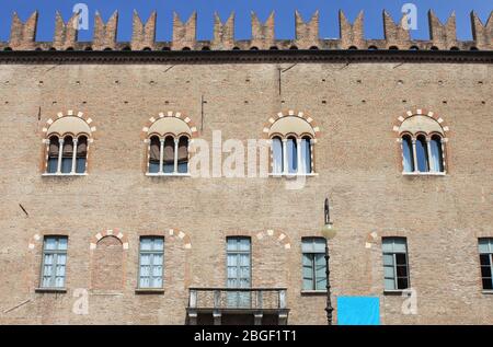 Façade du palais de Castiglioni à Mantoua, Italie Banque D'Images