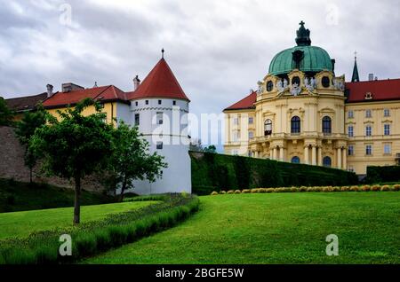 Monastère de Klosterneuburg près de Vienne, ancienne abbaye baroque Banque D'Images