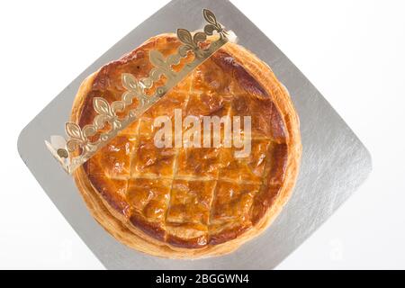 Gâteau Epiphany fête religieuse célébrée le Janvier galette des rois Banque D'Images