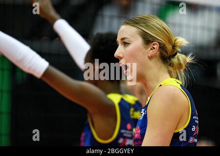 Trévise, Italie. 1 janvier 2020. Trévise, Italie, 01 Jan 2020, Kimberly Hill (Conegliano) pendant - - - crédit: LM/Ettore Griffoni crédit: Ettore Griffoni/LPS/ZUMA Wire/Alay Live News Banque D'Images