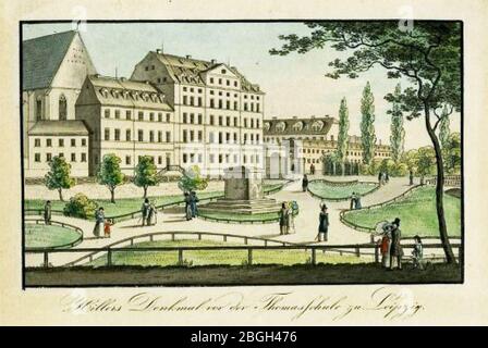 Hiller-Denkmal Lzg. 1831. Banque D'Images
