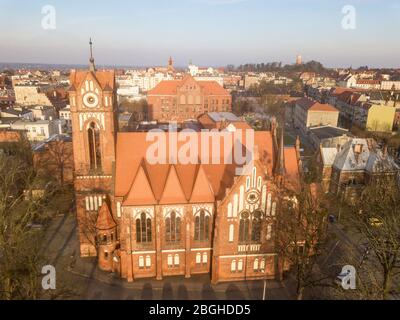 Paroisse du coeur immaculé de la Sainte Vierge Marie à Grudziadz. Grudziadz, Voivodeship Kuyavian-Pomeranian, Pologne. Banque D'Images