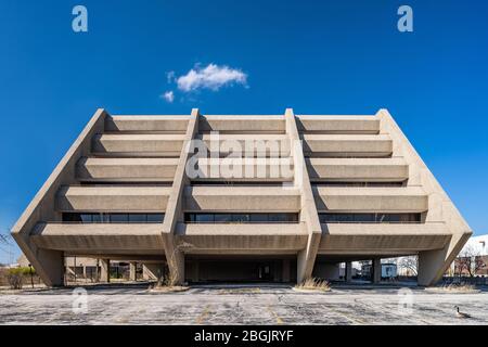 Lincoln Executive Plaza conçu par Peter Tsolinas Banque D'Images