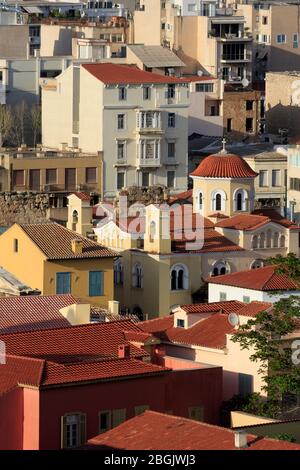 Le quartier de Monastiraki, Athènes, Attique, Grèce, Europe Banque D'Images