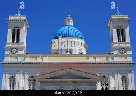 Église Saint-Nicolas, Port du Pirée, Athènes, région Attica, Grèce, Europe Banque D'Images