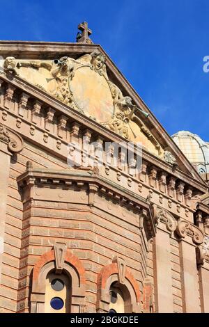 Église de Therapon, Ville de Mytilini, Île de Lesbos, Grèce, Europe Banque D'Images