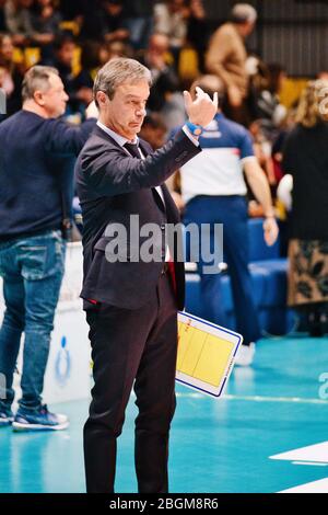 Modène, Italie. 01 janvier 2020. marco bonitta (consar ravenna) pendant la saison 2019/20, Volleyball Italien Serie A Men Superligue Championship à modène, Italie, 01 janvier 2020 crédit: Agence de photo indépendante/Alay Live News Banque D'Images