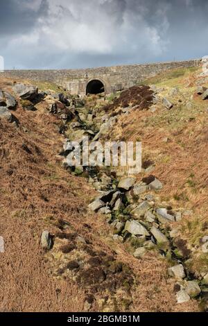 Pont Burbage, Ringinglow Rd, Hope Valley, 1 BR, parc national de Peak district, Derbyshire, Angleterre, Royaume-Uni Banque D'Images