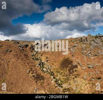 Pont Burbage, Ringinglow Rd, Hope Valley, 1 BR, parc national de Peak district, Derbyshire, Angleterre, Royaume-Uni Banque D'Images