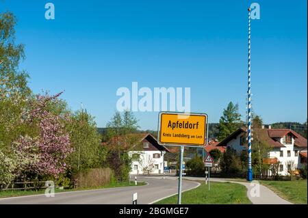 Apfeldorf Village, Bavière, Allemagne Banque D'Images