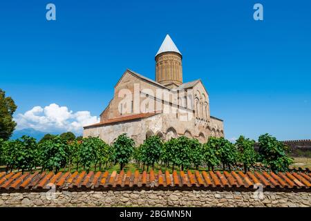 La Géorgie, Monastère Alaverdi ceux des plus grands objets sacrés en Géorgie, situé dans la région de Kakheti, près de la ville de Telavi. Banque D'Images