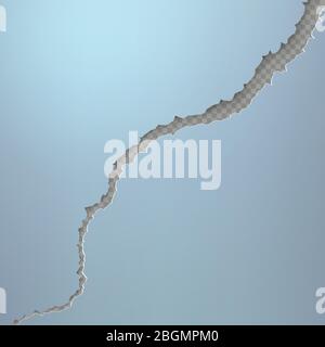 Surface réaliste avec un arrière-plan fissuré. Effet de fissure d'esquisse. Fissure de terre. Terrain ou glace fendu. SPE 10 Illustration de Vecteur