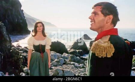 LE FILM TERRORISTE 1963 American International Pictures avec Jack Nicholson et Sandra Knight Banque D'Images