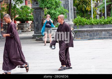 Nha Trang, Vietnam - 20 mars 2019 : Pagode de fils longs, Vietnam Banque D'Images