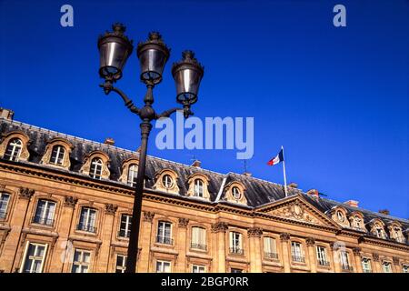 Le bâtiment Ministere de la Justice à Paris, France Banque D'Images