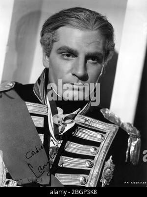 LAURENCE OLIVIER Portrait comme Nelson dans LADY HAMILTON aka QUE HAMILTON FEMME 1941 réalisateur ALEXANDER KORDA scénario Walter REISCH et R. C. SHERRIFF musique Miklos ROZSA photo par Robert COBURN Alexander Korda films / United Artists Banque D'Images