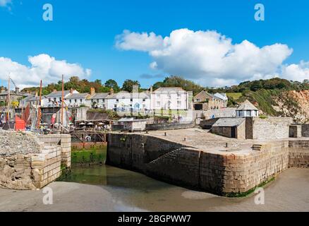 le port historique de charlestown à cornwall, angleterre, grande-bretagne, royaume-uni Banque D'Images