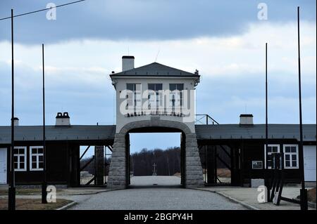 Camp allemand de concentration nazi, extermination en Pologne occupée, camp de concentration Hitler, camp d'extermination en Pologne occupée allemande, allemand, camp de concentration, mort allemande Gross-Rosen, dolnoslaskie, pologne, Concentration camp nazi, Gross-Rosen près de Strzegom, rogoznica, dolnoslaskie, pologne, europe, dolnoslaskie, pologne, europe, concentration allemande nazie, camp, Historique, deux, guerre, photo de kazimierz jurewicz,Deutsches Lager - 'Steinerne Hölle' Banque D'Images