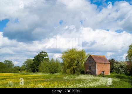 Hartpury Mill Water Mill, un bâtiment classé de grade II situé dans la vallée de Highleadon dans le comté de Gloucestershire, Royaume-Uni Banque D'Images