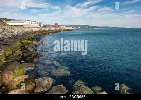 Port de Wicklow Town - Irlande Banque D'Images